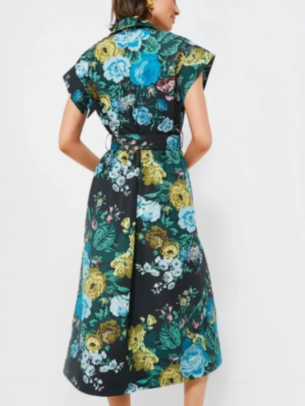 NWOT Tuckernuck Black Verdant Floral Chloe Dress - Picture 2 of 8